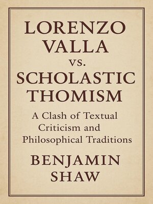 cover image of Lorenzo Valla vs. Scholastic Thomism